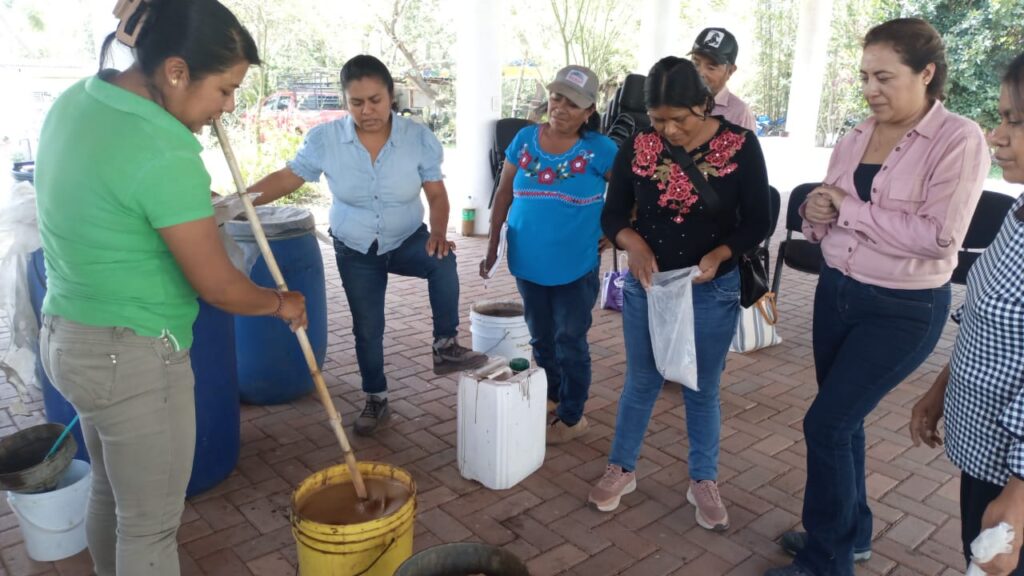 Red de Campesinos Agroecológicos da seguimiento a procesos de bioinsumos en Oaxaca